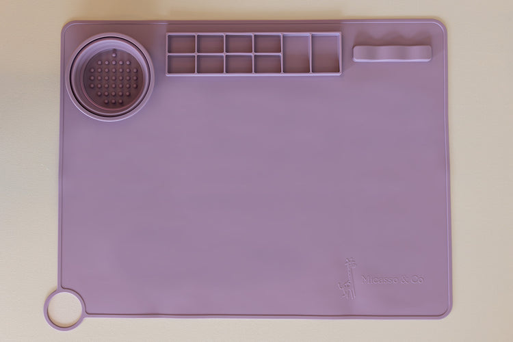 Micasso & co. Napperon d'artiste en silicone - Lavande