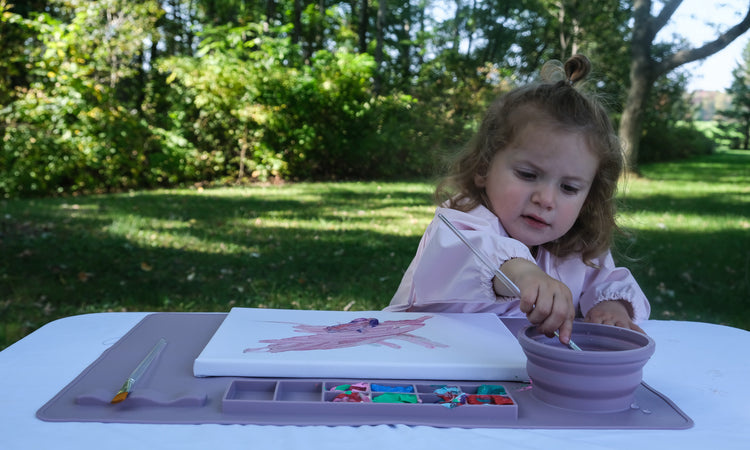 Micasso & co. Napperon d'artiste en silicone - Lavande