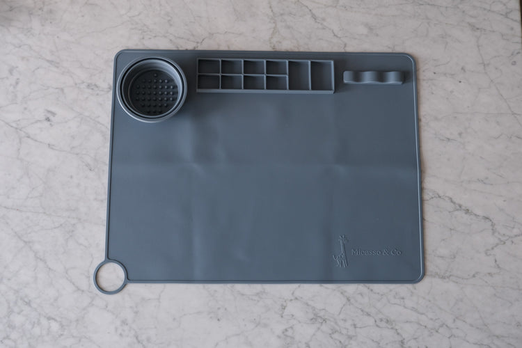 Micasso & co. Napperon d'artiste en silicone - Bleu Majestueux