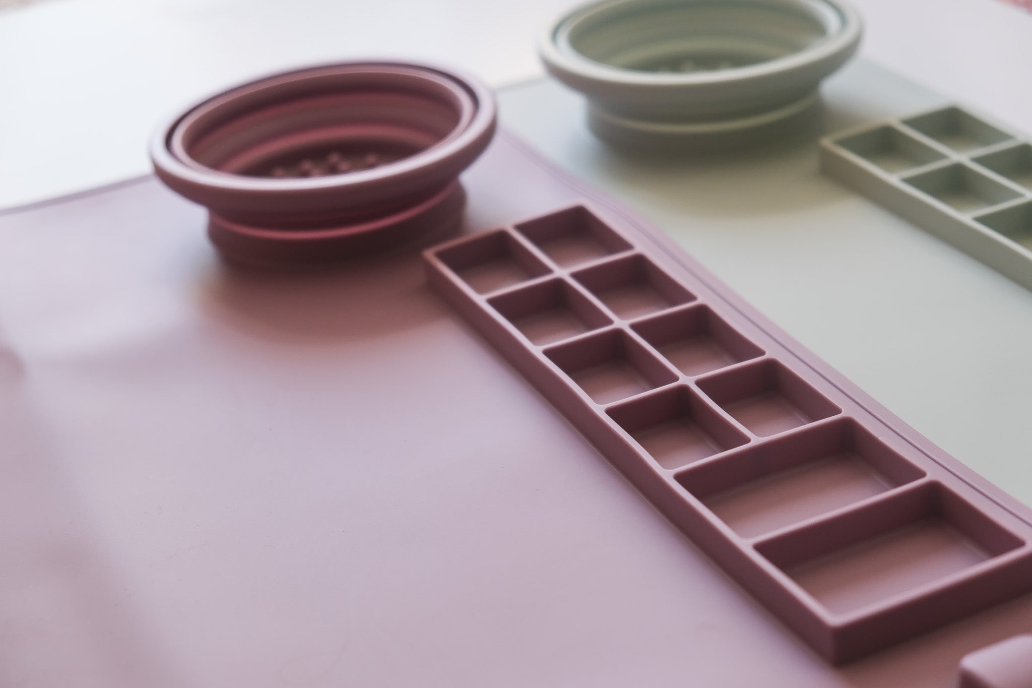 Micasso & co. Napperon d'artiste en silicone - Bleu Majestueux