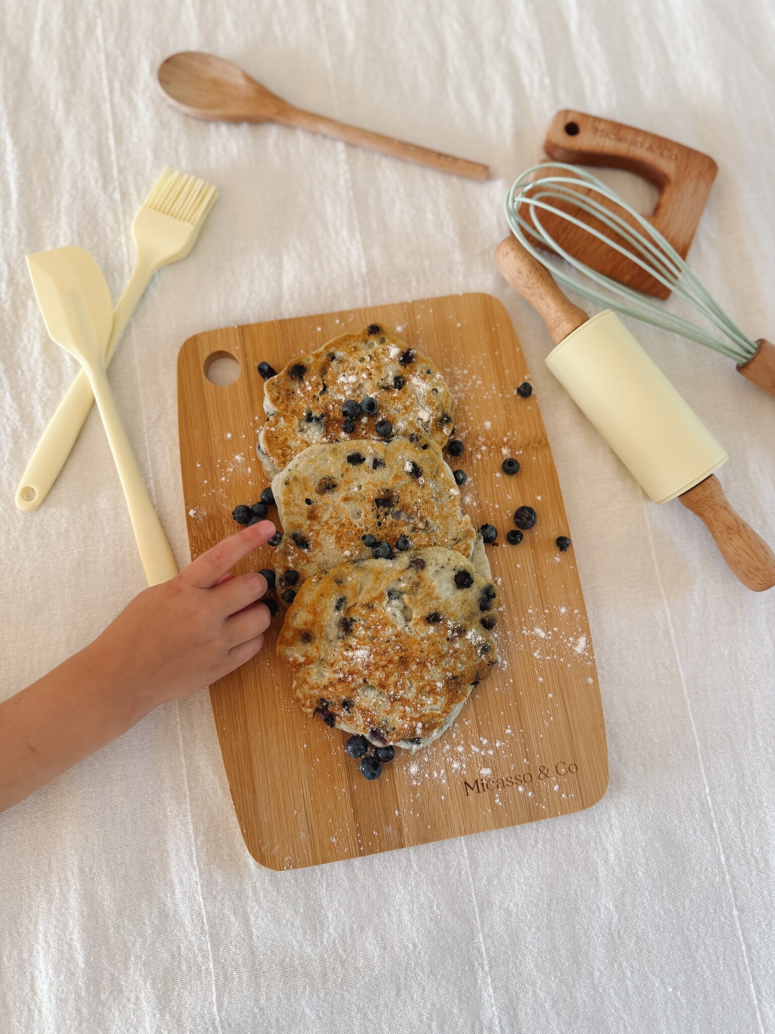 Micasso & co. Ensemble mini-chef 7-en-1 - Crème citronnée