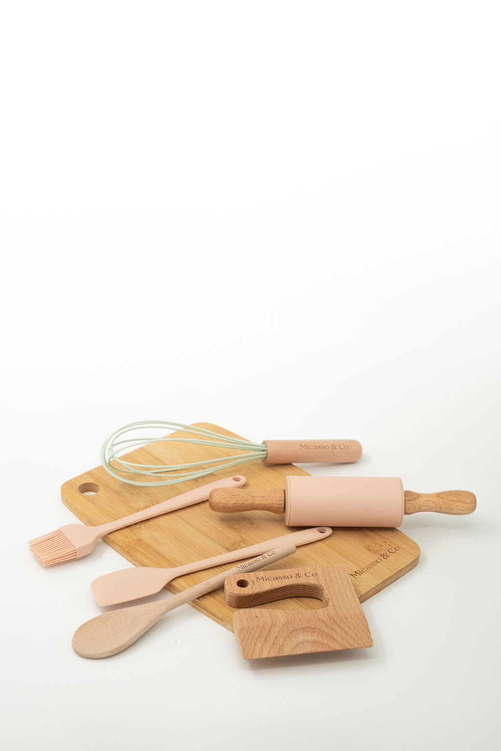 Micasso & co. Ensemble mini-chef 7-en-1 - Rose Guimauve