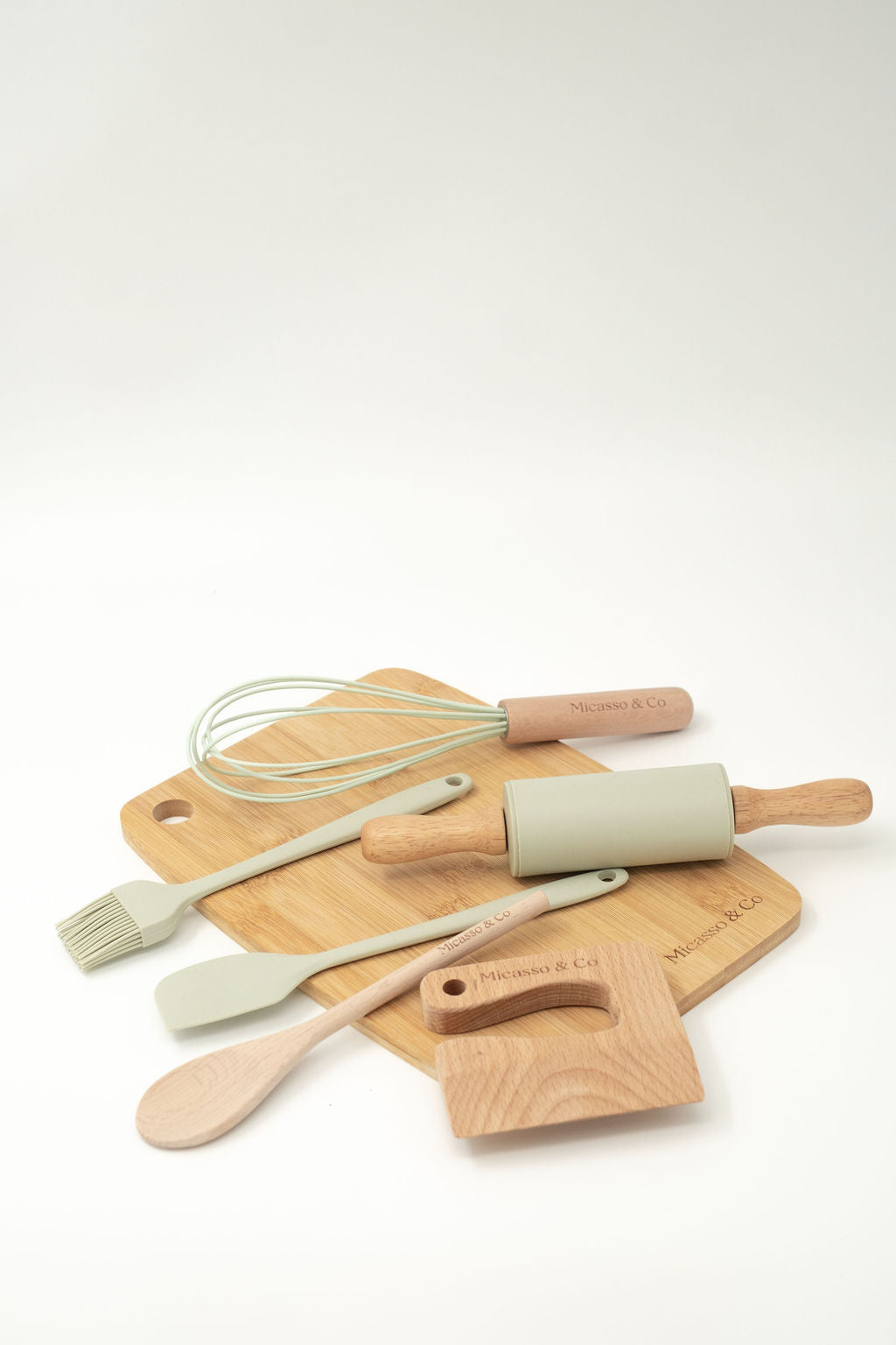 Micasso & co. Ensemble mini chef 7-en-1 - Sauge douce