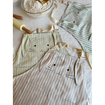 Micasso & co. Tablier de cuisine pour petit chef - Lapin Vieux rose