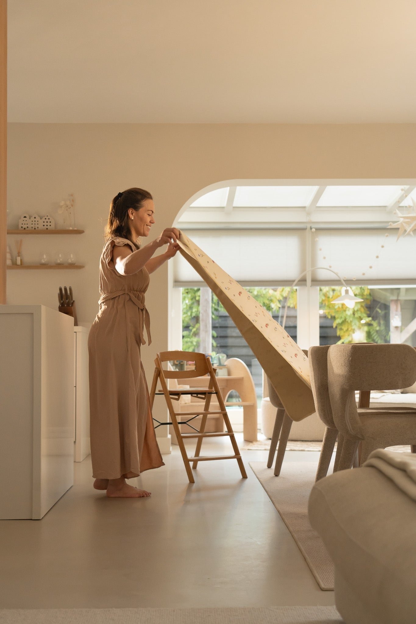 Micasso & co. Tapis de sol imperméable multiusage pour bébés - Brunch du dimanche
