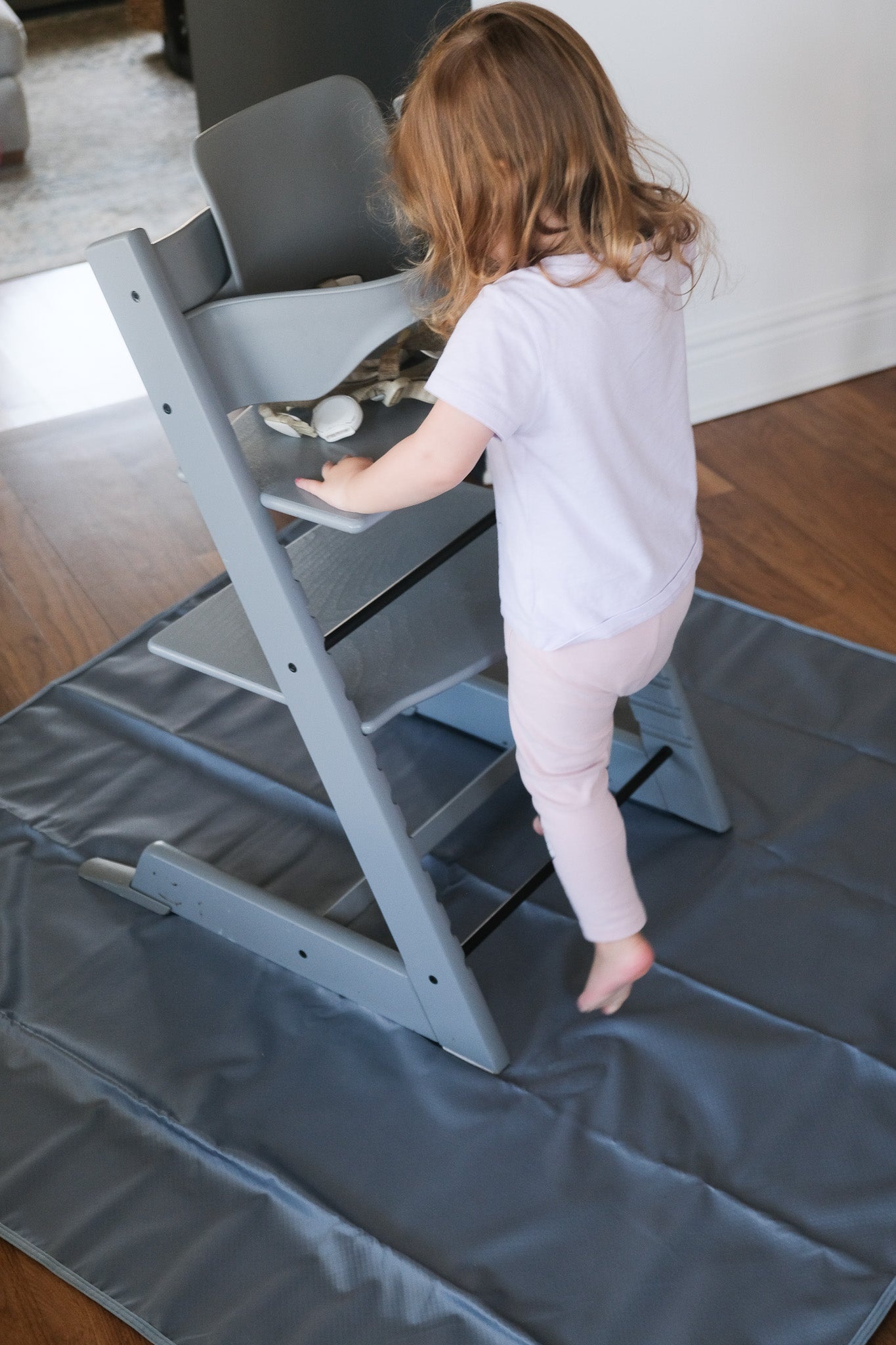 Micasso & co. Tapis de sol imperméable multiusage pour bébés - Vichy Sauge