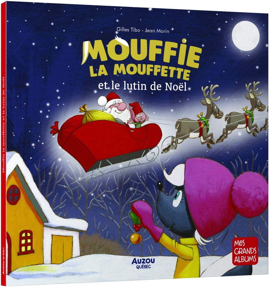 Auzou Mouffie la mouffette et le lutin de Noël