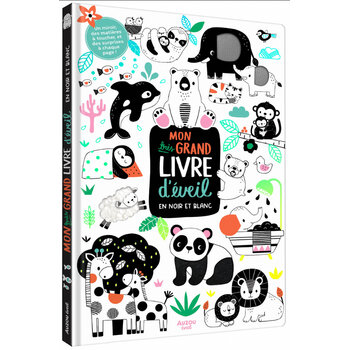 Auzou Mon très grand livre d'éveil - En noir et blanc