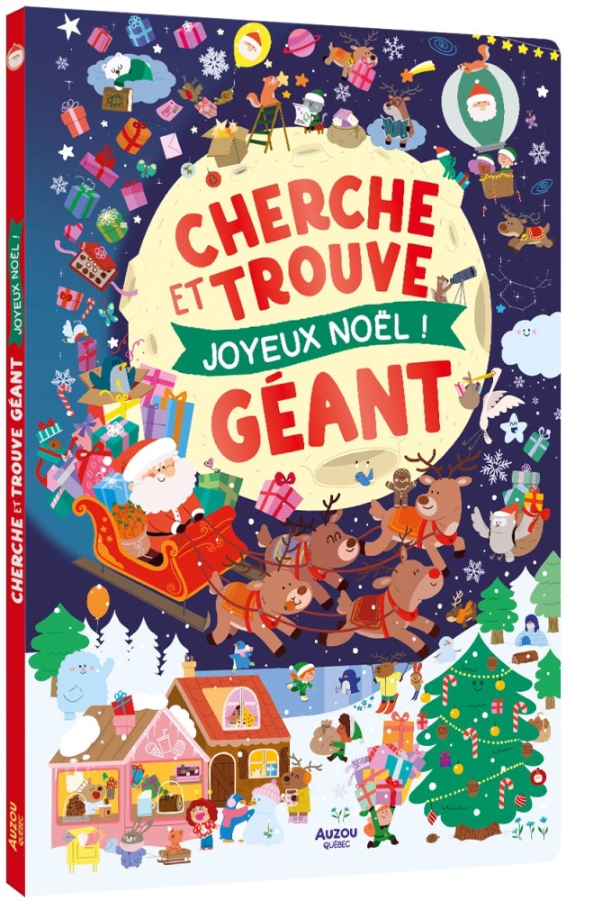 Auzou Cherche et trouve géant - Joyeux Noël !