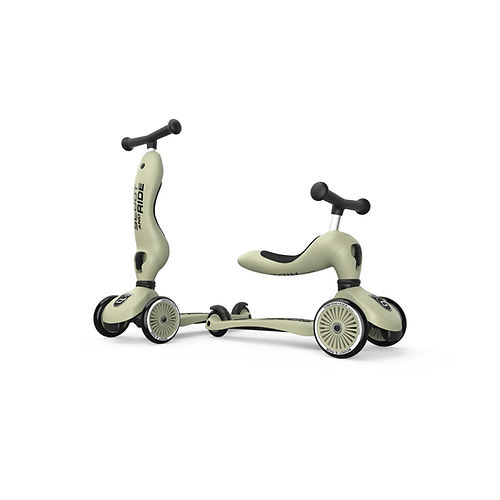 Scoot&Ride Trotinette 2-en-1 Highwaykick 1 - Olive
