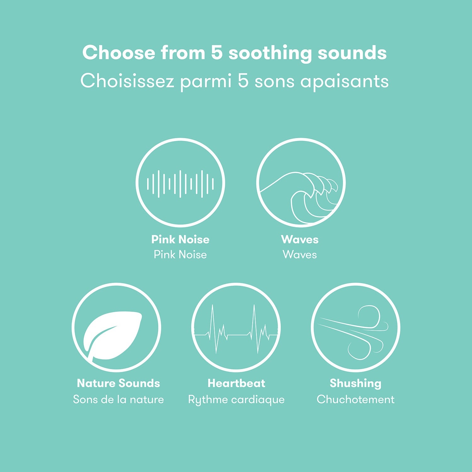 Frida Baby Machine à bruit blanc + veilleuse portable 2-en-1