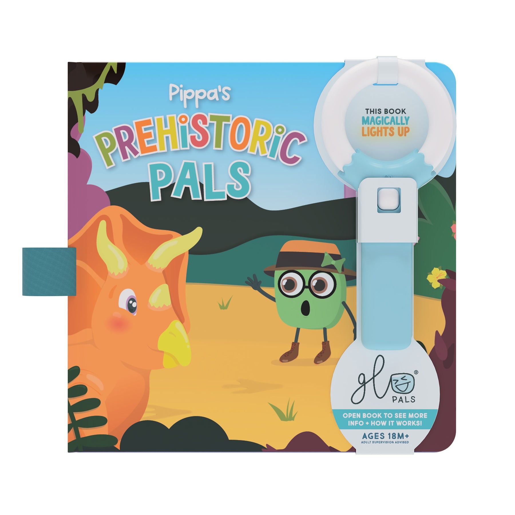 Glo Pals Pippa's prehistoric pals - Light-up library