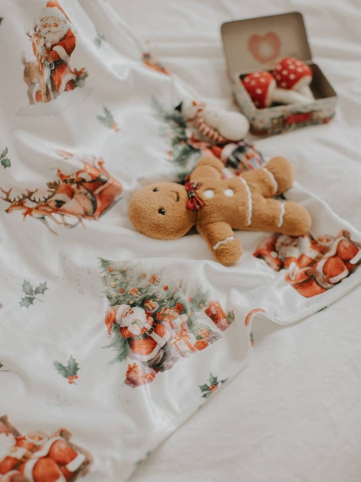 Veille Sur Toi Ma petite couverture - Regulière - Père Noël