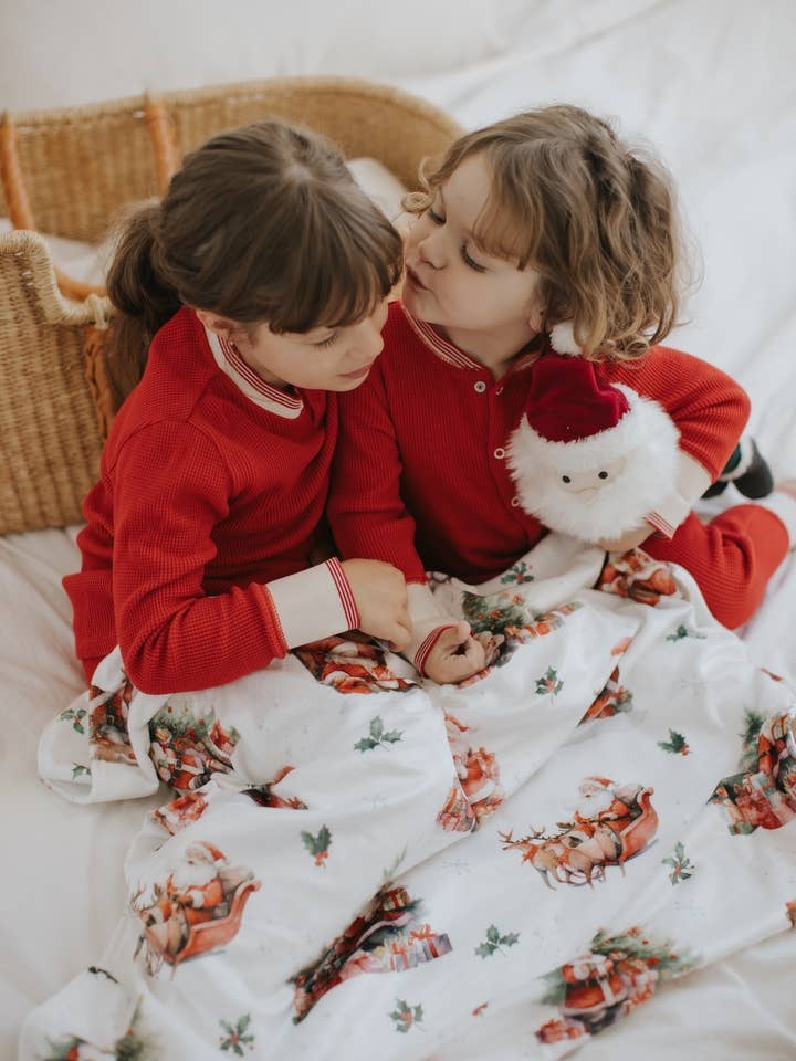 Veille Sur Toi Ma petite couverture - Regulière - Père Noël