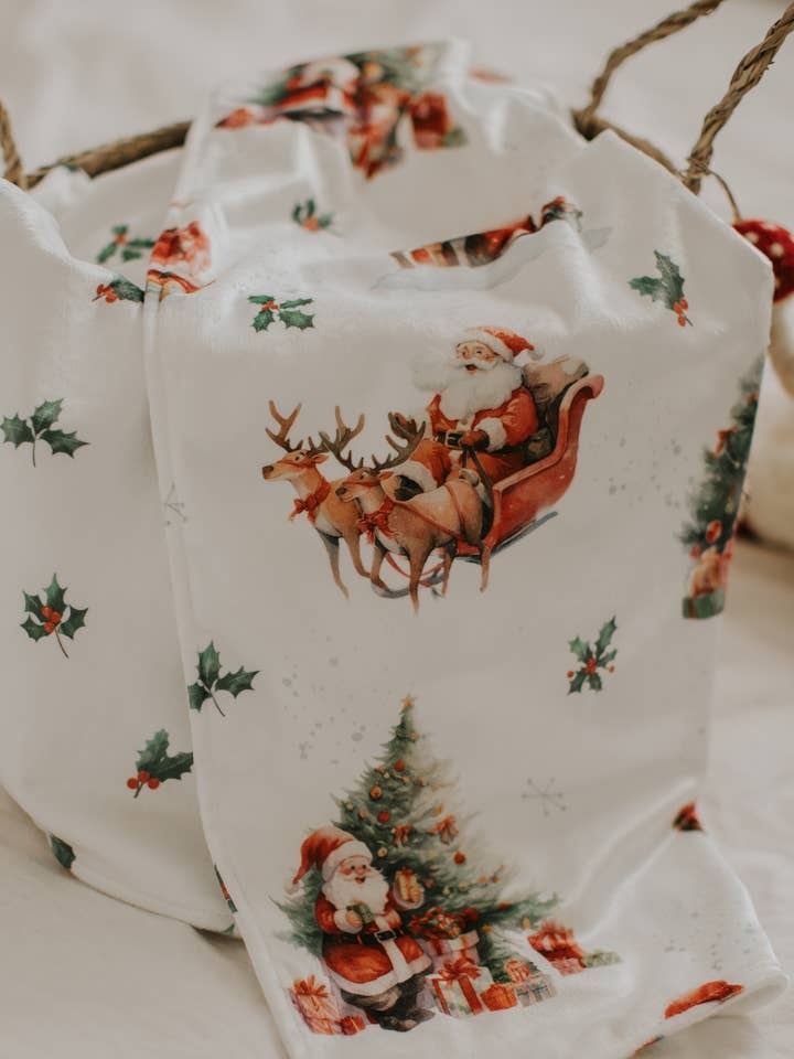 Veille Sur Toi Ma petite couverture - Regulière - Père Noël