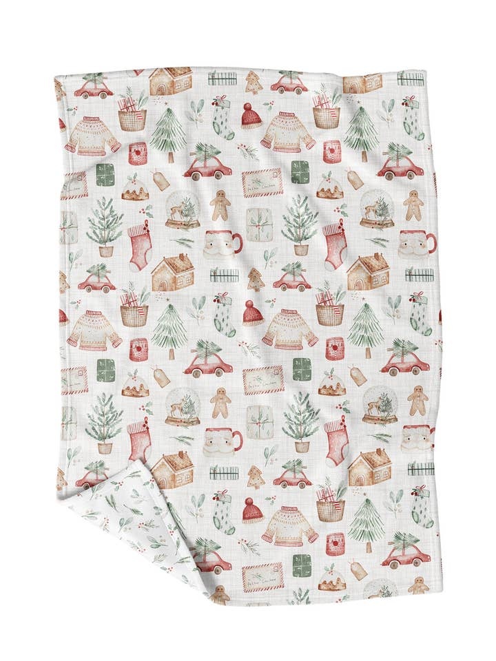 Veille Sur Toi Ma petite couverture - Regulière - Noël