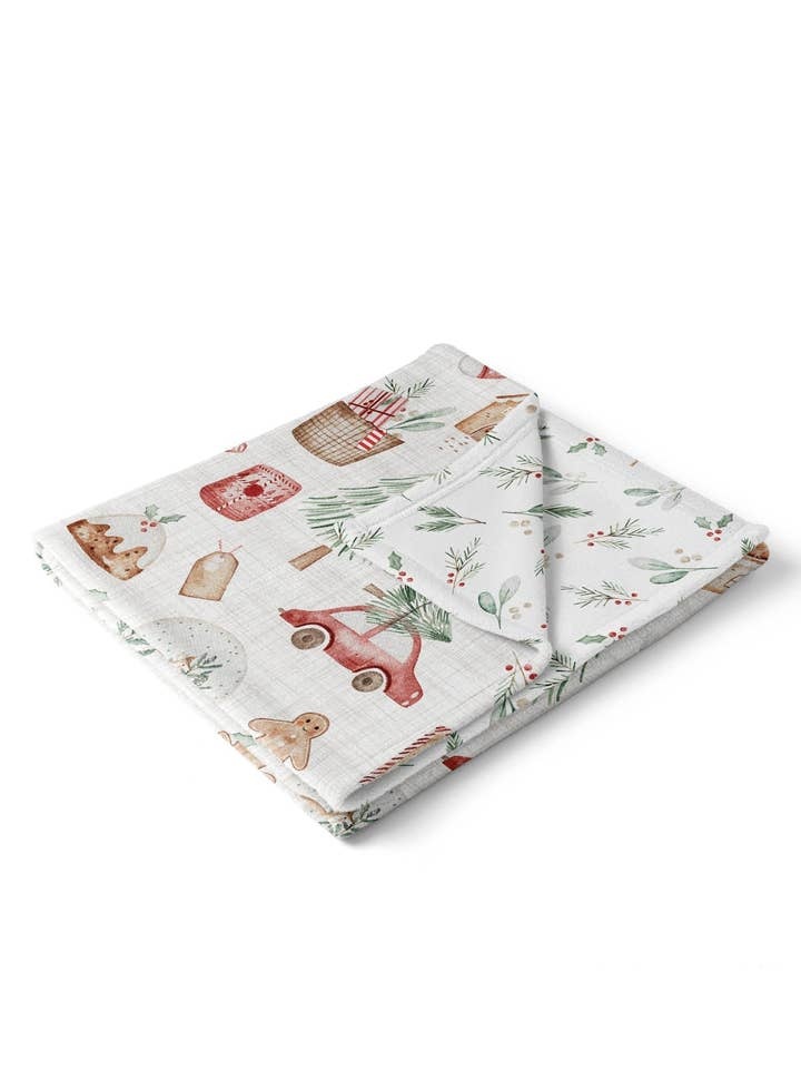 Veille Sur Toi Ma petite couverture - Regulière - Noël