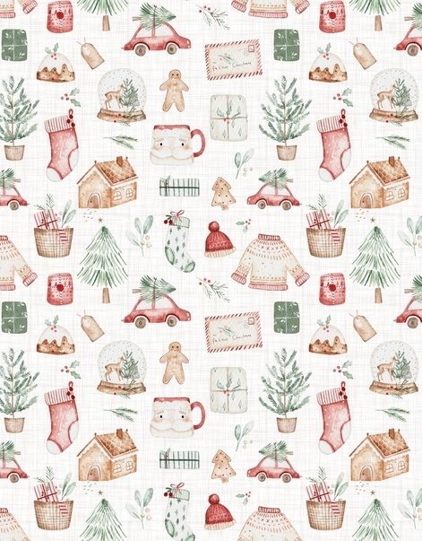 Veille Sur Toi Ma petite couverture - Regulière - Noël