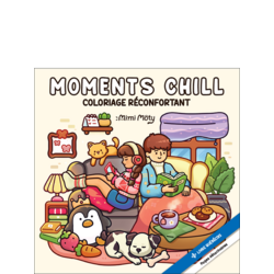 Broquet Jeunesse Coloriage réconfortant - Moments chill