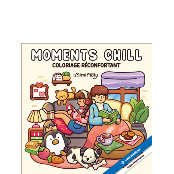 Broquet Jeunesse Coloriage réconfortant - Moments chill