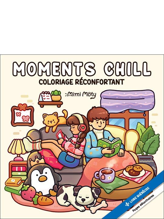 Broquet Jeunesse Coloriage réconfortant - Moments chill