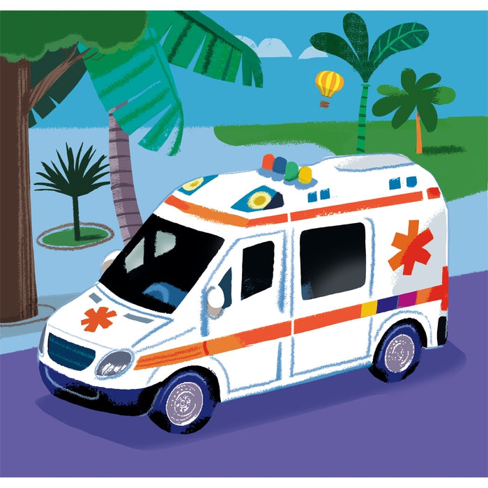 Clementoni Casse-tête - Véhicules d'urgence - 3x48pcs