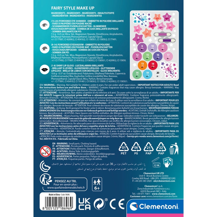 Clementoni Palette de maquillage - Style fée