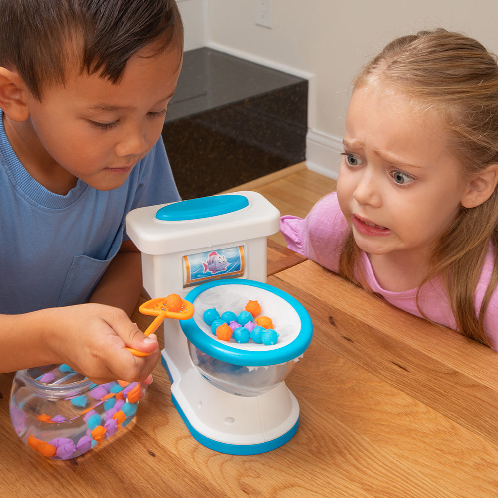 Play monster games Jeu de panique dans la cuvette - Bilingue