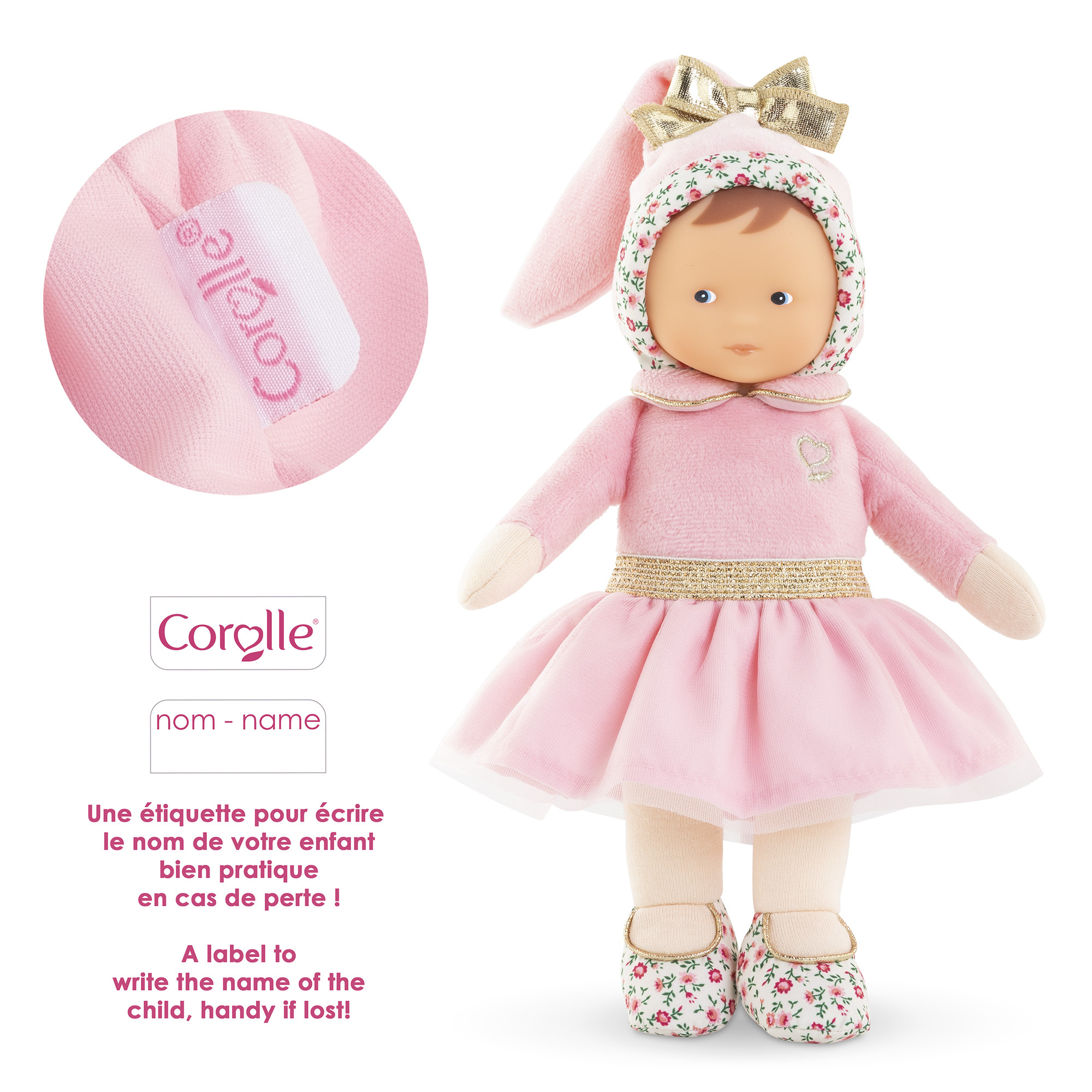 Corolle Miss Ballerine rose grenadine - 25 cm