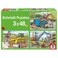 Schmidt Casse-tête - Sur le chantier - 3 x 48pcs (4+)