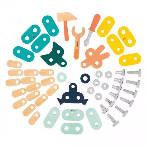 Janod Petits animaux à bricoler en bois - (3+)