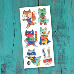 Pico Tatoo Inc Les super-héros animaux