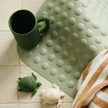 Minika Tapis de bain en silicone - Sage