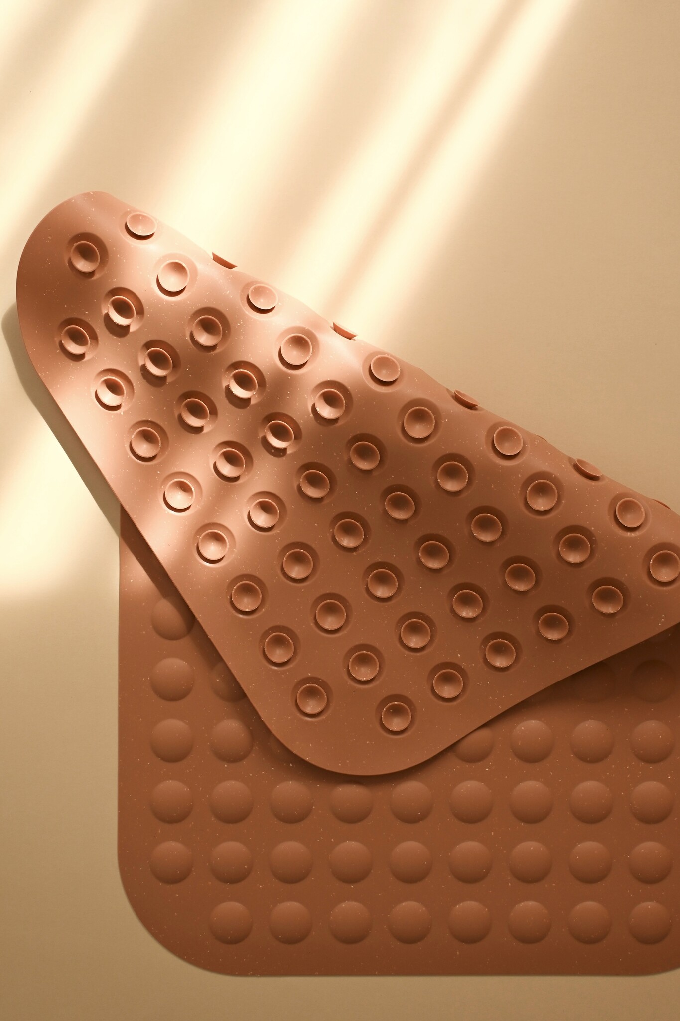 Minika Tapis de bain en silicone - Almond