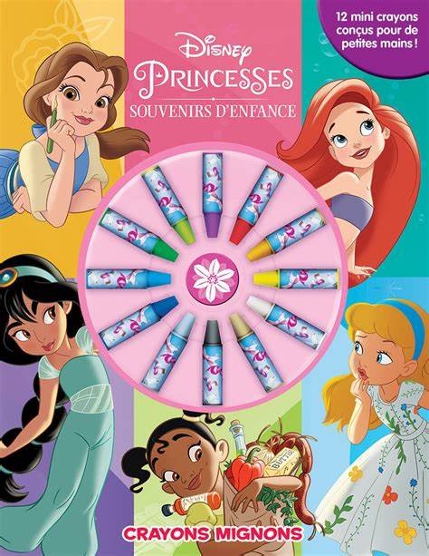 Phidal Crayons mignons - Disney princesses souvenirs d'enfance