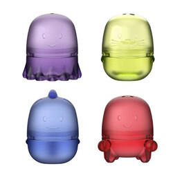 Ubbi Jouets de bain interchangeables - translucides - 4 pk