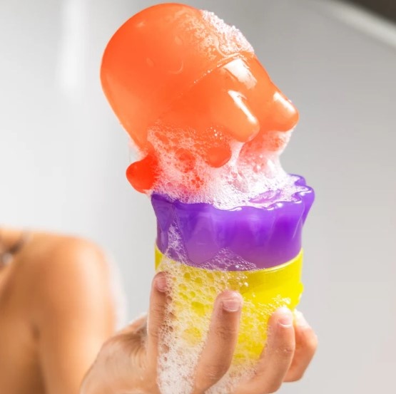 Ubbi Interchangeable Bath Toys - Translucent - 4 pk