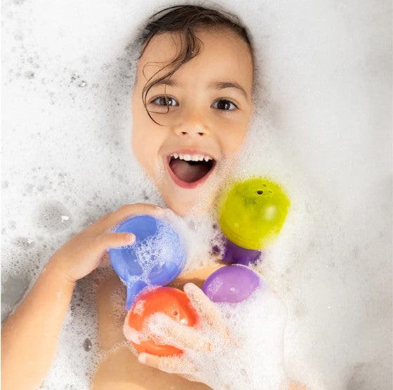 Ubbi Interchangeable Bath Toys - Translucent - 4 pk