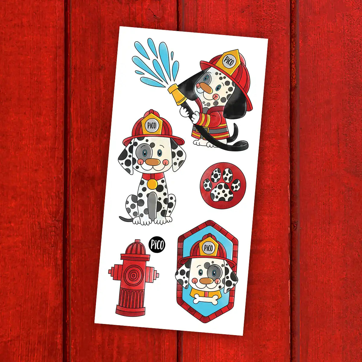 Pico Tatoo Inc PICO le chien pompier