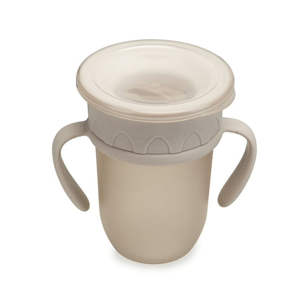 Ñouka Tasse d'apprentissage sans dégât 360° - Soft sand 7oz (6+ m)