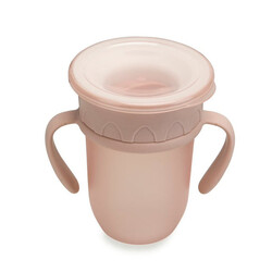 Ñouka Tasse d'apprentissage sans dégât 360° - Soft blush7oz (6+ m)