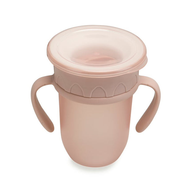 Ñouka Tasse d'apprentissage sans dégât 360° - Soft blush7oz (6+ m)