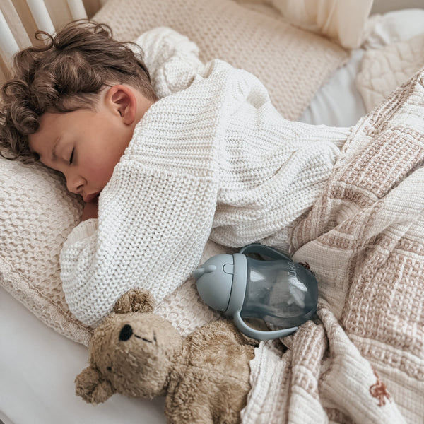 Ñouka Gobelet à paille lesté anti-déversement 8oz - Moss (6+ m)