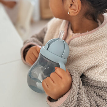 Ñouka Gobelet à paille lesté anti-déversement 8oz - Wave (6+ m)