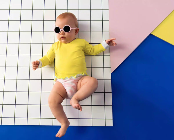 Ki et La Lunette de soleil Diabola - Blush Pink (0-1 an)