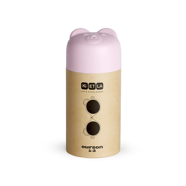Ki et La Lunettes de soleil ourson - Light Pink (0-1 an)
