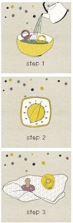 Bibs Ensemble de suce latex "Glow in the dark" - Cloud