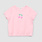 Miles the label T-shirt froncé rose à imprimé cerises