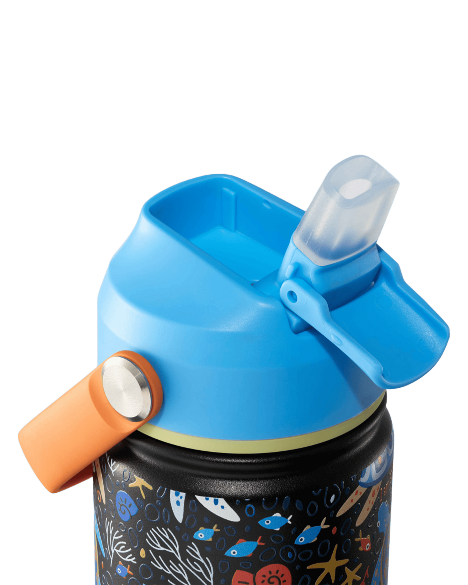 Inkaara Bouteille d'eau isotherme pour enfants 12oz. - Tortue "I am strong"