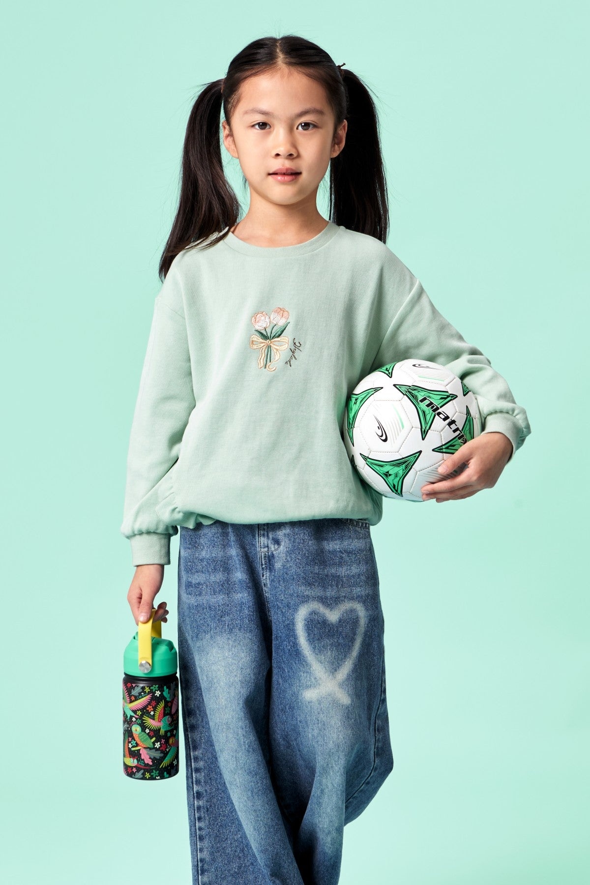 Inkaara Bouteille d'eau isotherme pour enfants 12oz. - Hibou "I am brave"